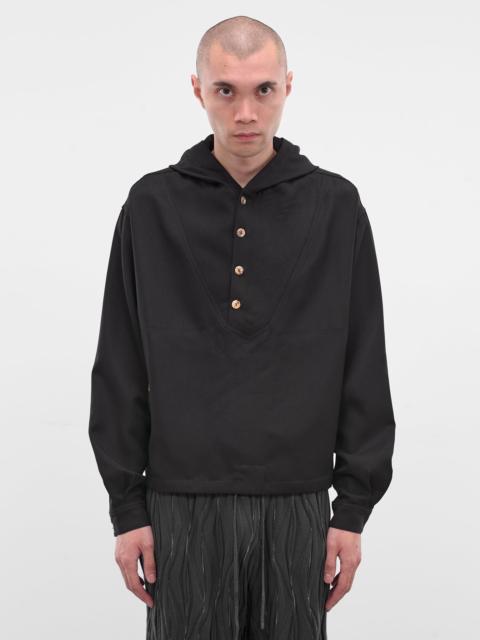 Kiko Kostadinov Black Saltina Hooded Long Sleeve
