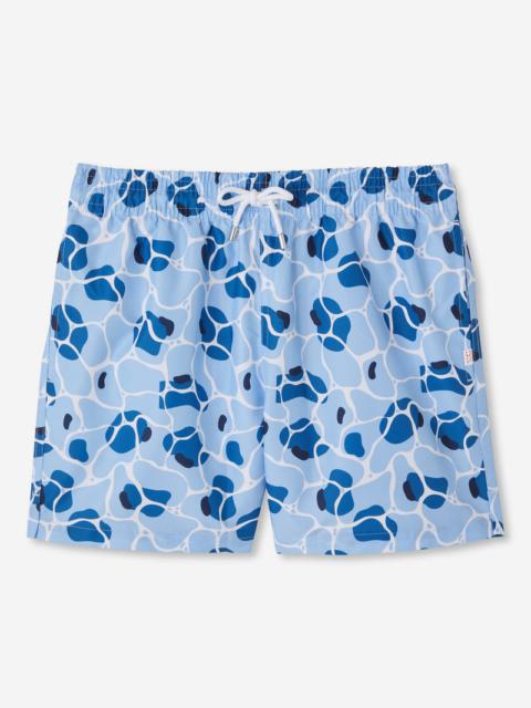 Derek Rose Men's Short Swim Shorts Maui 42 Blue