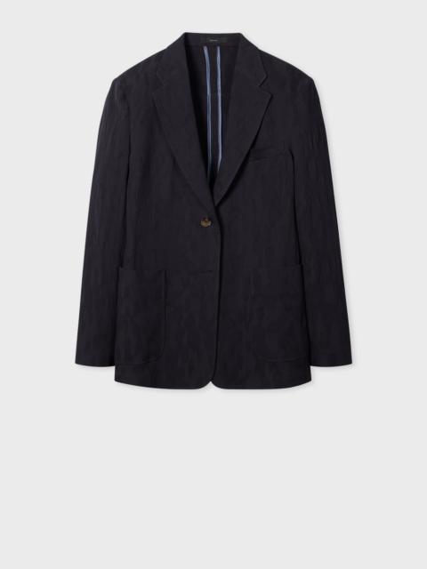 Paul Smith Women's Navy Seersucker Blazer