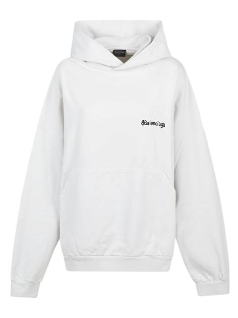 BALENCIAGA Bb corp cotton hoodie