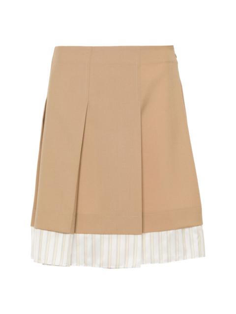 Marni pleated mini skirt