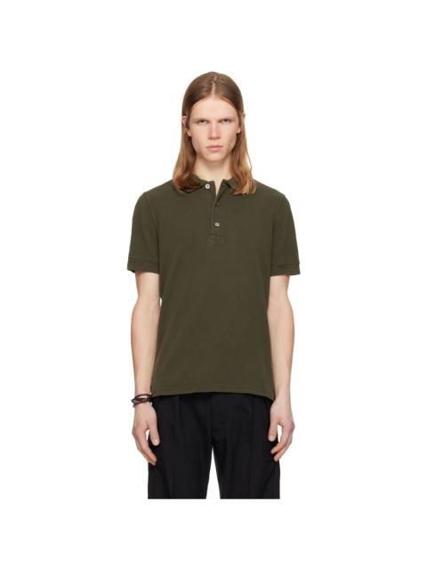 Khaki Piquet Polo