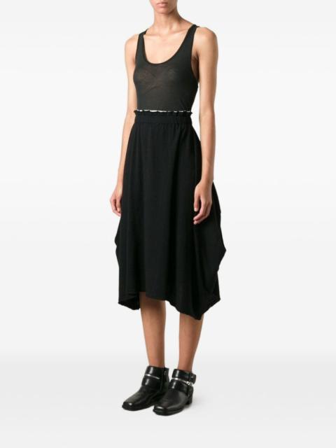 Comme Des Garçons balloon asymmetric midi skirt