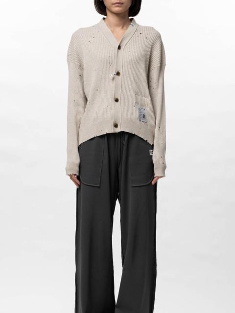 Maison MIHARAYASUHIRO Distressed Knit Cardigan