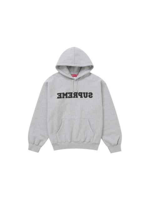 Supreme Reverse Hooded Sweatshirt (SS25) Heather Grey