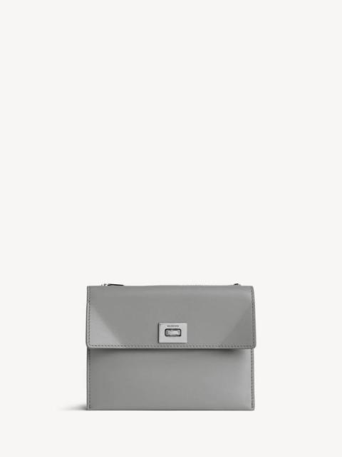 BALENCIAGA Women's Rodeo Large Coin And Card Holder in Cloud Grey
