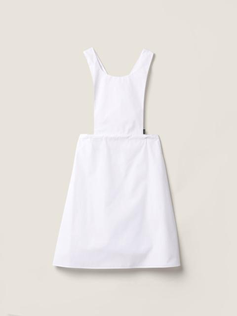 Miu Miu Poplin apron dress