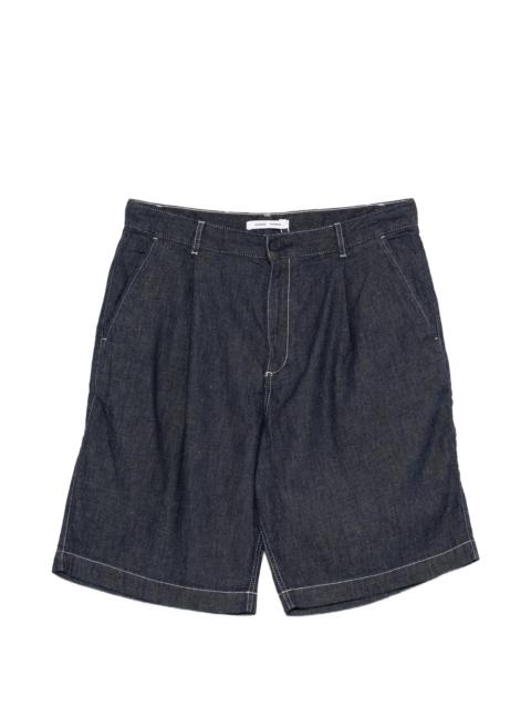 SAMSØE SAMSØE Samsoe Samsoe Samandla Pleated Contrast-stitch Shorts