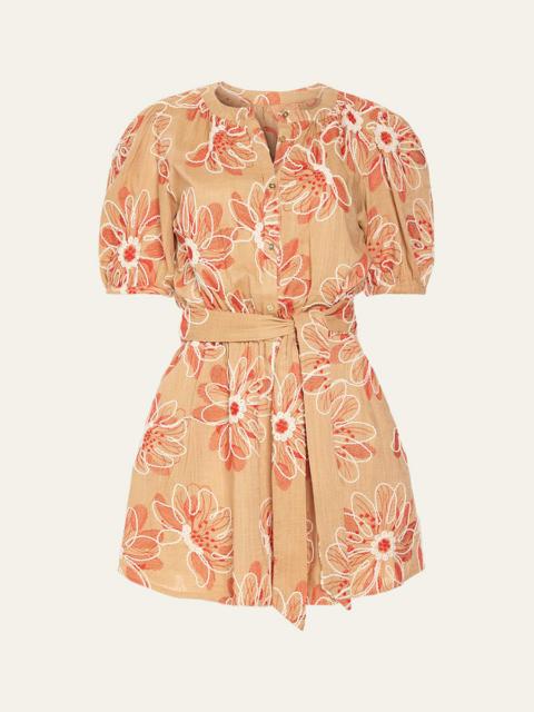 RAMY BROOK Selby Embroidered Mini Dress