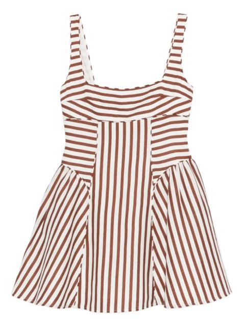 Cult Gaia striped mini dress