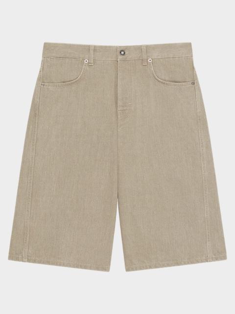 Givenchy Men's Couture Seam Chino Bermuda Shorts