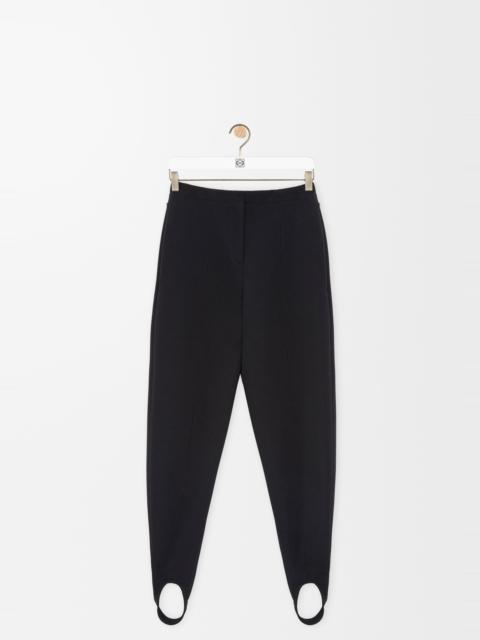Loewe Stirrup trousers in stretch wool blend