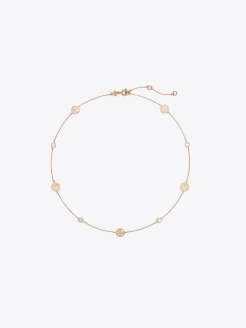 TORY BURCH Icon Mother Of Pearl Necklace