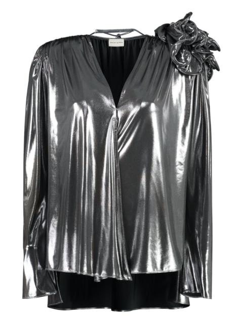 MAGDA BUTRYM v-neck blouse