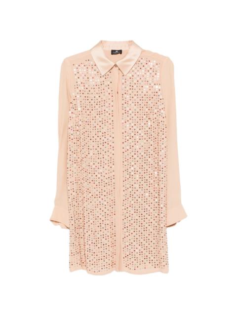 ELISABETTA FRANCHI embellished shirt dress