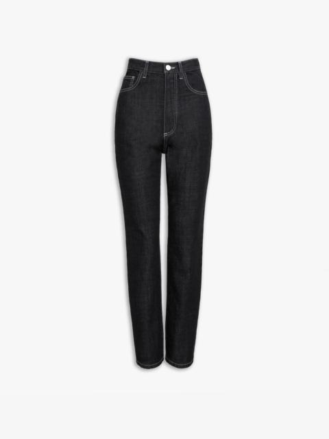 Round denim pant