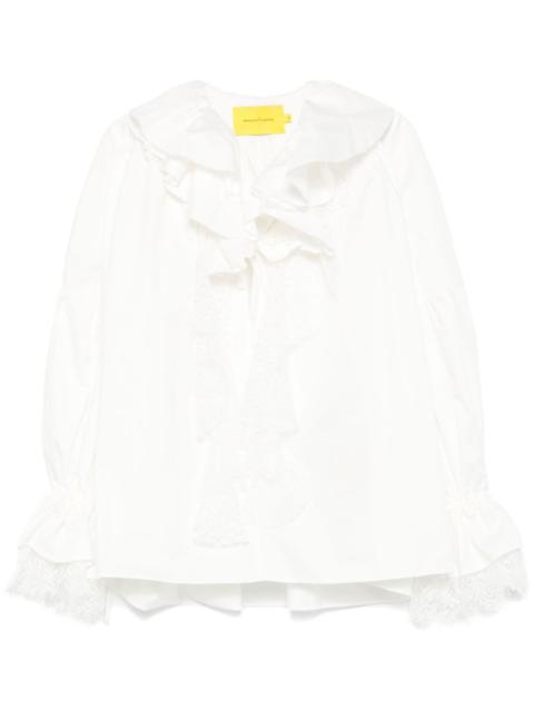 MARQUES’ALMEIDA ruffled-collar blouse