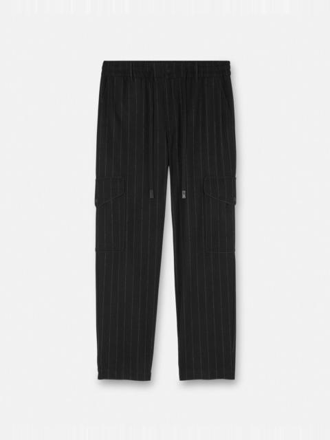 VERSACE JEANS COUTURE Striped Cargo Trousers