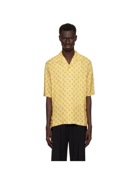 AMIRI Yellow 'MA' Quad Camp Shirt