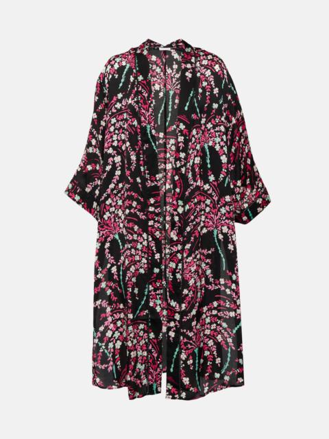 Poupette St Barth Erica printed robe