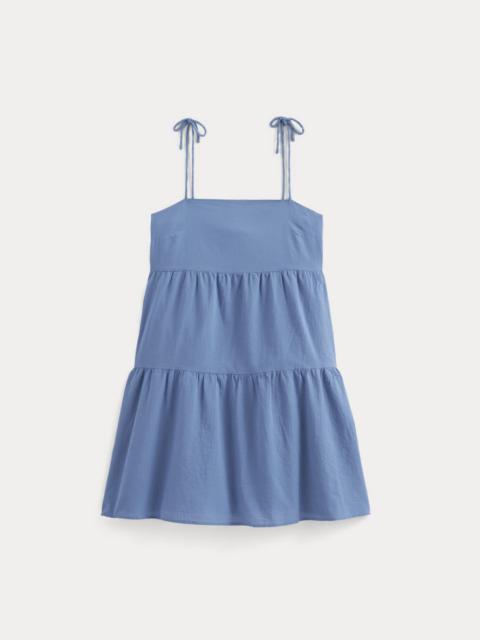 EVERLANE THE GAUZE MINI TIERED DRESS