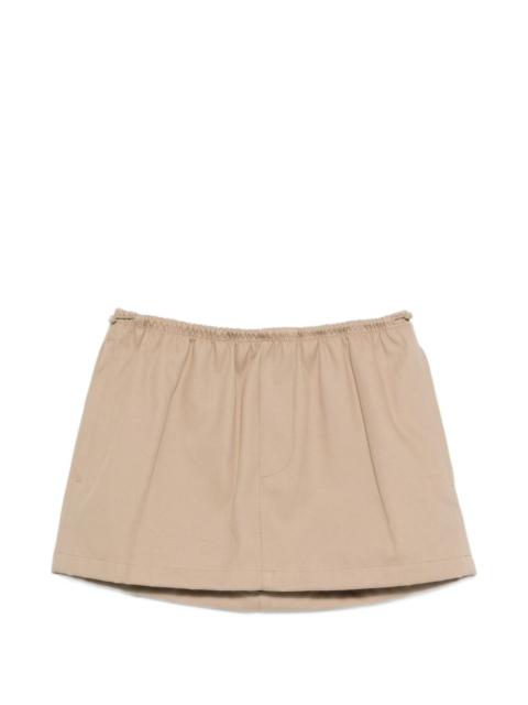 Alexander Wang logo-waistband mini skirt