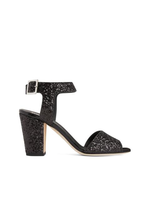 Giuseppe Zanotti Emmanuelle 80mm glitter sandals