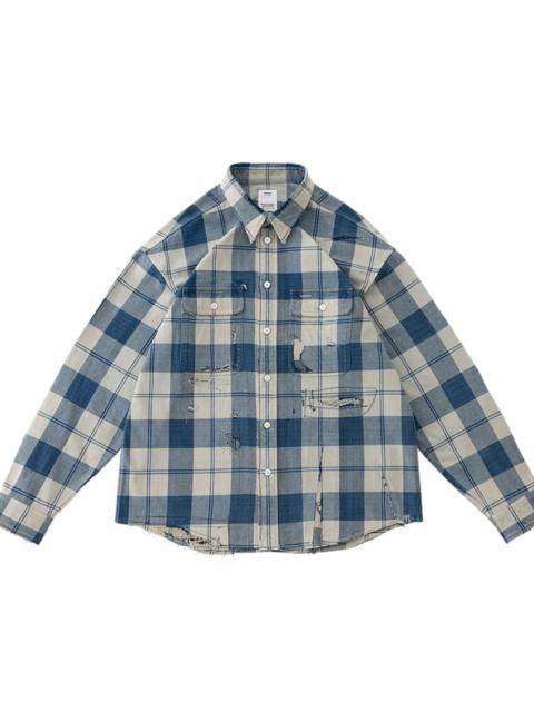 visvim LUMBER CHECK L/S CRASH IVORY | REVERSIBLE