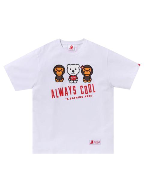 A BATHING APE® BAPE x Coca-Cola Milo Tee 'White'