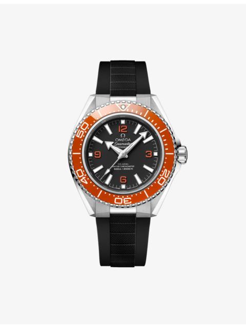 OMEGA Seamaster Planet Ocean 600M Stainless-Steel Rubber-Strap Watch 42mm