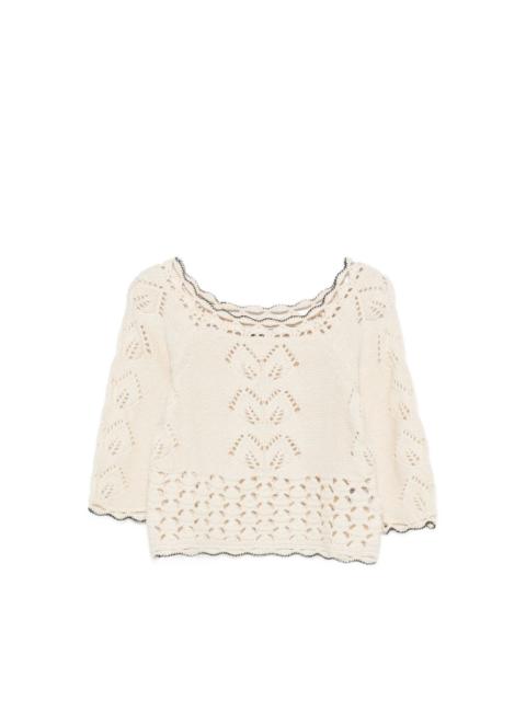 Isabel Marant Étoile Lua cotton and wool top