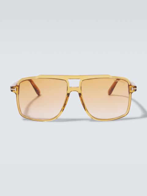 TOM FORD Kemp aviator sunglasses