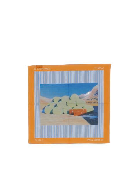 Plan C printed scarf