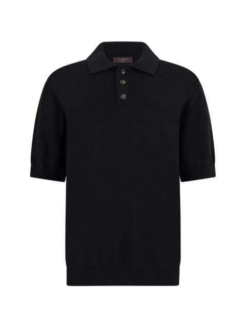 SLOWEAR buttoned short-sleeve knitwear