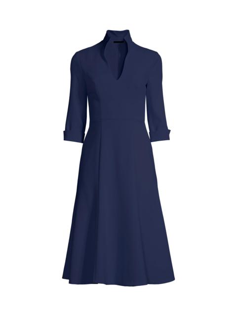 Black Halo Women's Kensington Fit & Flare Dress - Pacific Blue