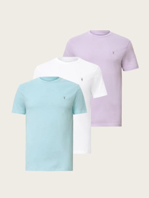 ALLSAINTS BRACE BRUSHED COTTON T-SHIRTS 3 PACK