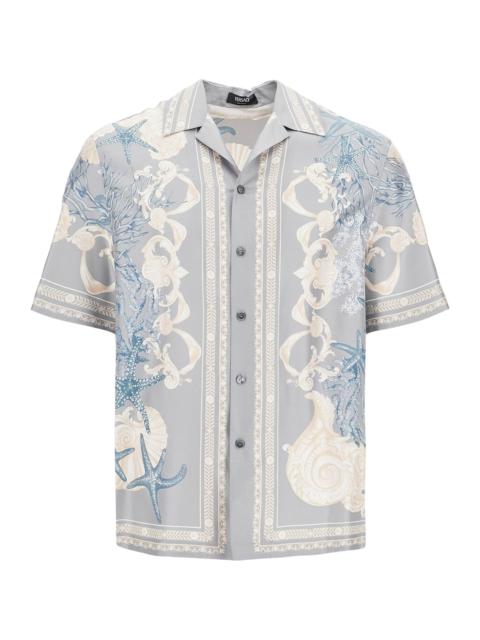 BAROQUE PRINTED SILK BOWLING SHIRT SET FOR THE