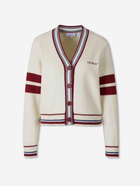 Off-White WOOL KNIT CARDIGAN