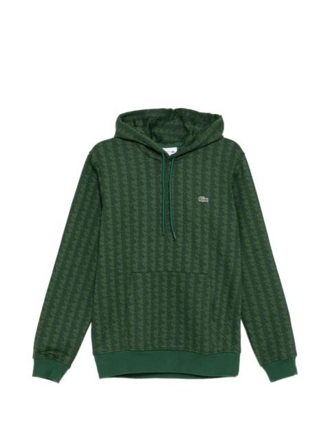 LACOSTE logo-patch hoodie