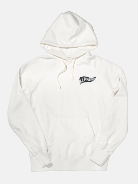 J. PRESS WHITE J. PRESS BURGEE HOODIE