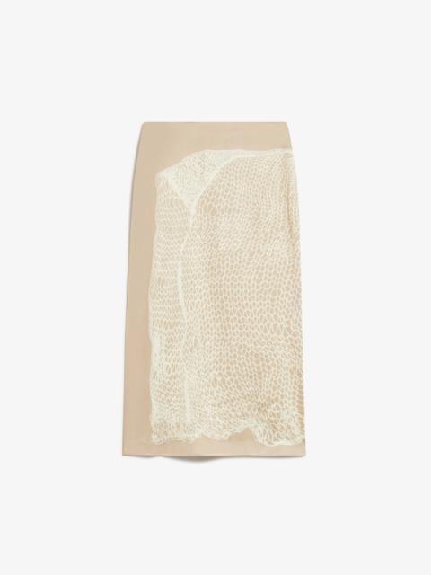 Sportmax ALA Lightweight satin skirt