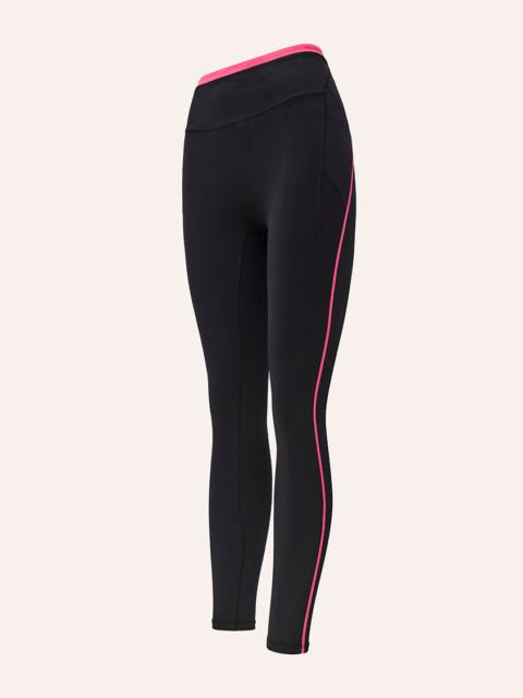 P.E NATION RAPID POCKET FULL LENGTH LEGGING IN BLACK & COSMO PINK