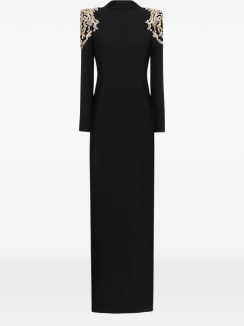 ZUHAIR MURAD rhinestone-embellished long dress