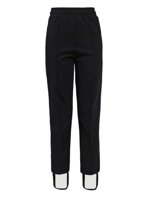 VETEMENTS elasticated stirrup-straps track pants
