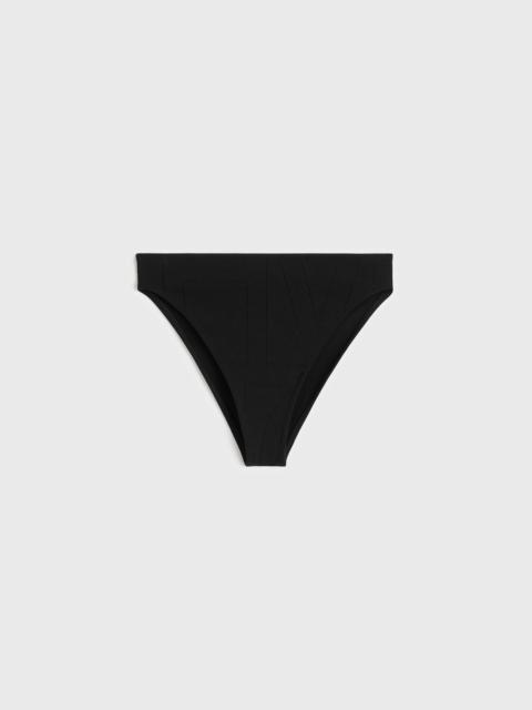 TOTEME Pointelle bikini bottoms washed black