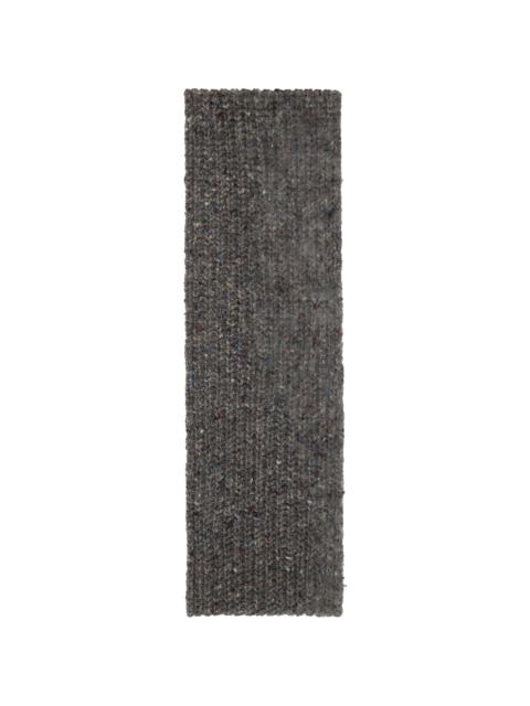 Maison Margiela Gray Four Stitches Scarf