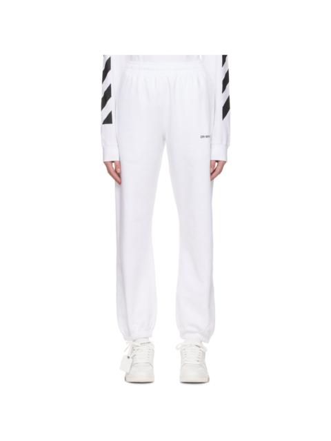 Off-White White Diag Lounge Pants