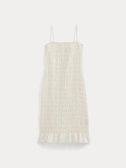 EVERLANE THE SMOCKED COLUMN DRESS