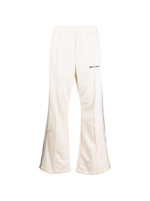 logo-embroidered flared track pants