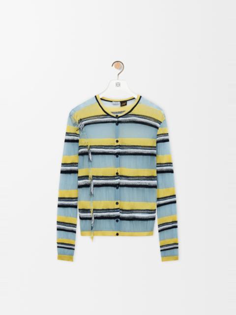 Loewe Cardigan in viscose and cotton blend